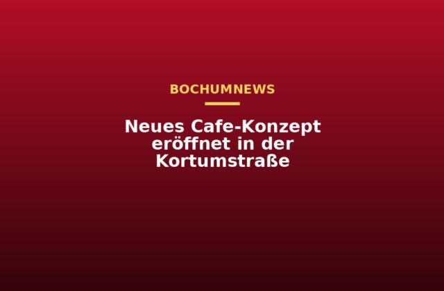 Neues Cafe-Konzept eröffnet in der Kortumstraße