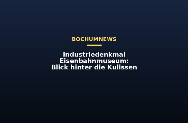 Industriedenkmal Eisenbahnmuseum: Blick hinter die Kulissen
